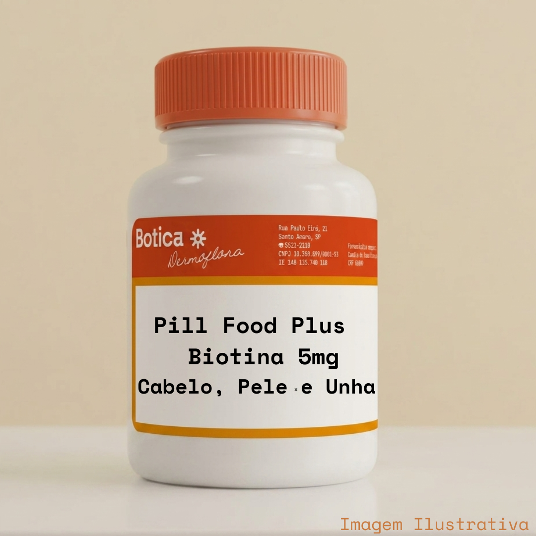 Pill Food Plus (com 5mg de Biotina)